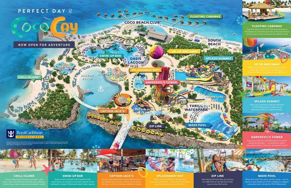 Perfect Day at Coco Cay Map
Super Access Travel