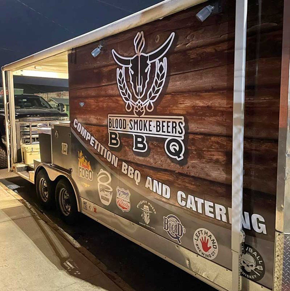 Zachary Brislawn's BBQ Catering and Custom orders menu