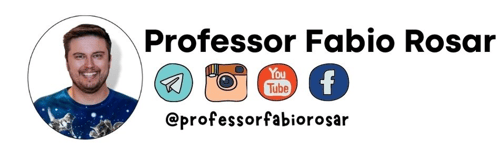 Professor Fabio Rosar - ☠ RESPOSTA e COMENTÁRIOS☠ Questão de