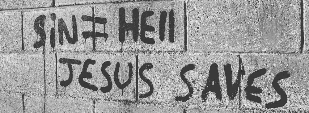 Sin=Hell Jesus Saves