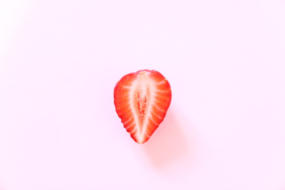 strawberry cut in half