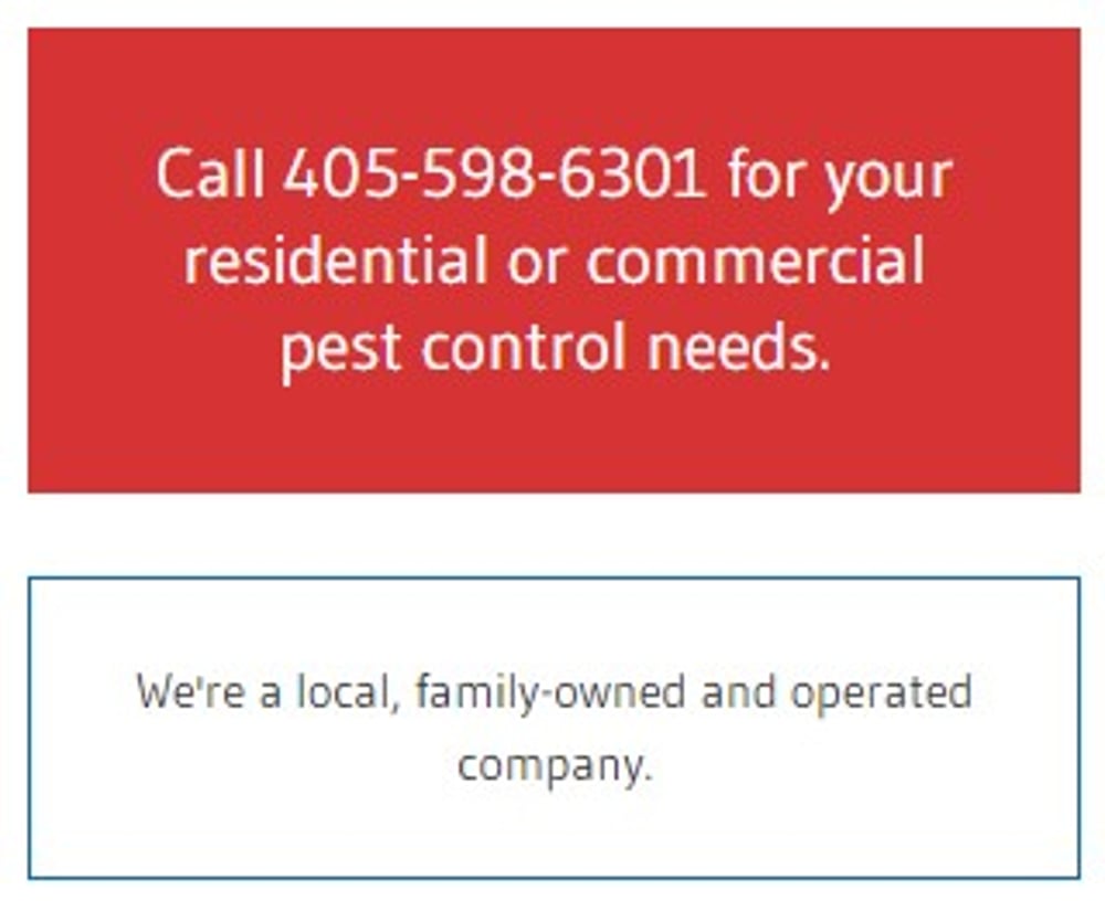 Call 405-598-6301 for your residential or commercial pest control needs

We are a local, family owned and operated company.