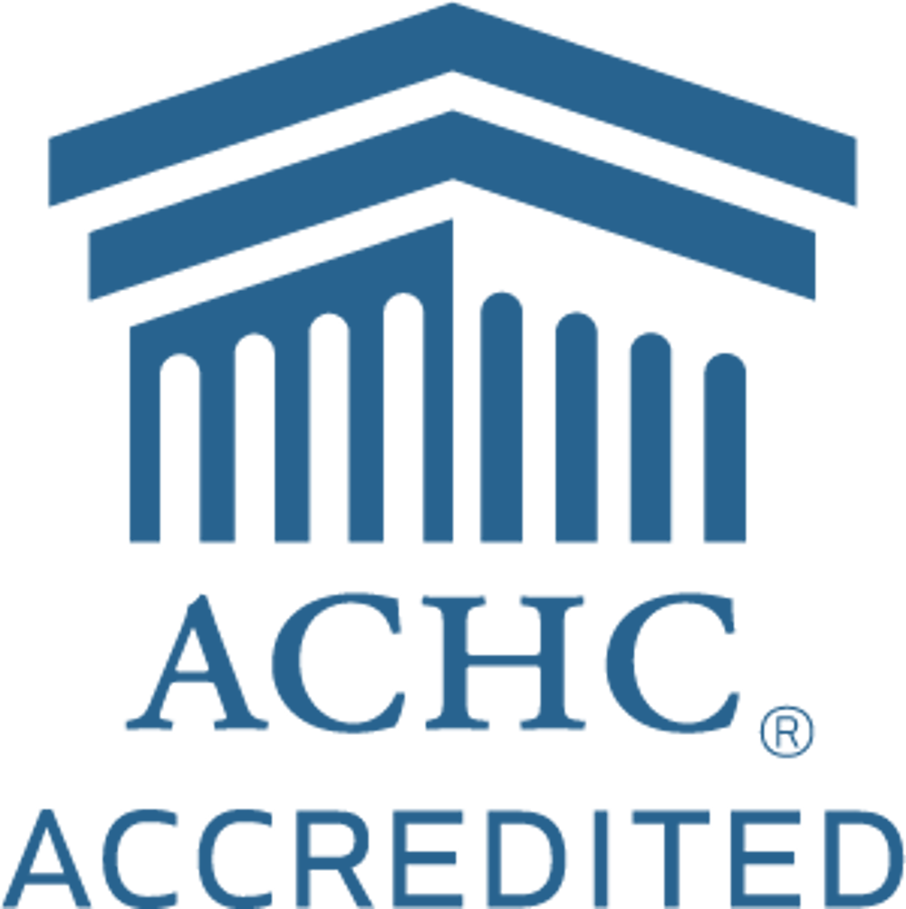 ACHC Accredited (Accreditation Commission for Health Care)