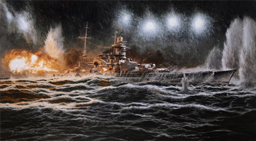 The German Battleship SCHARNHORST by Joseph Reindler