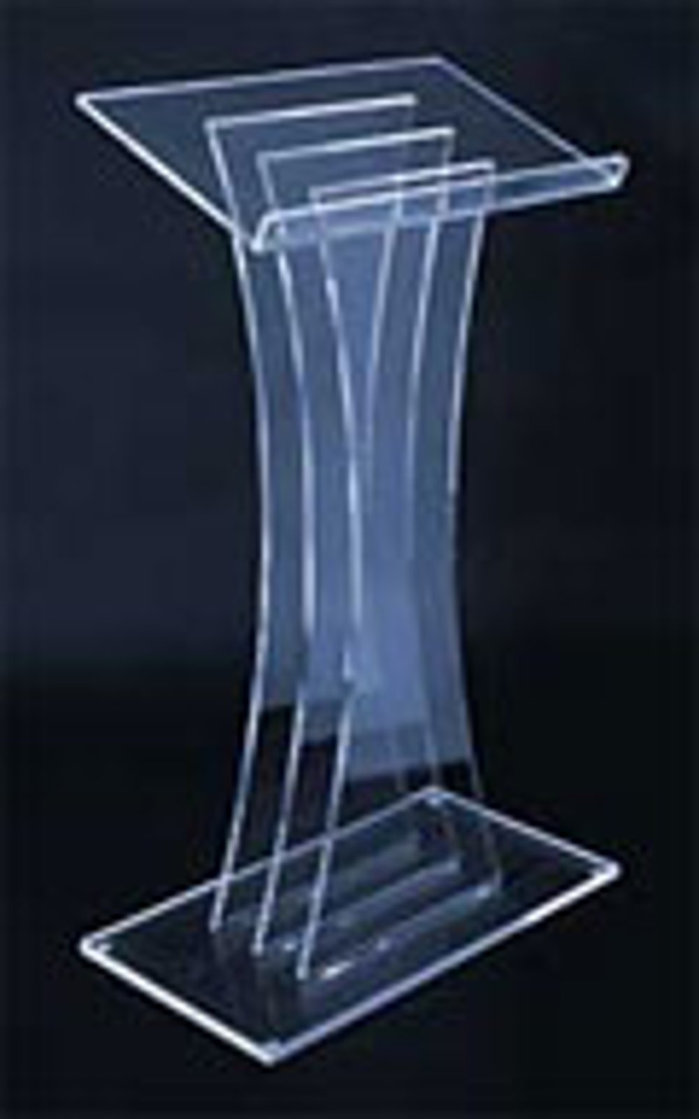 Acrylic podium