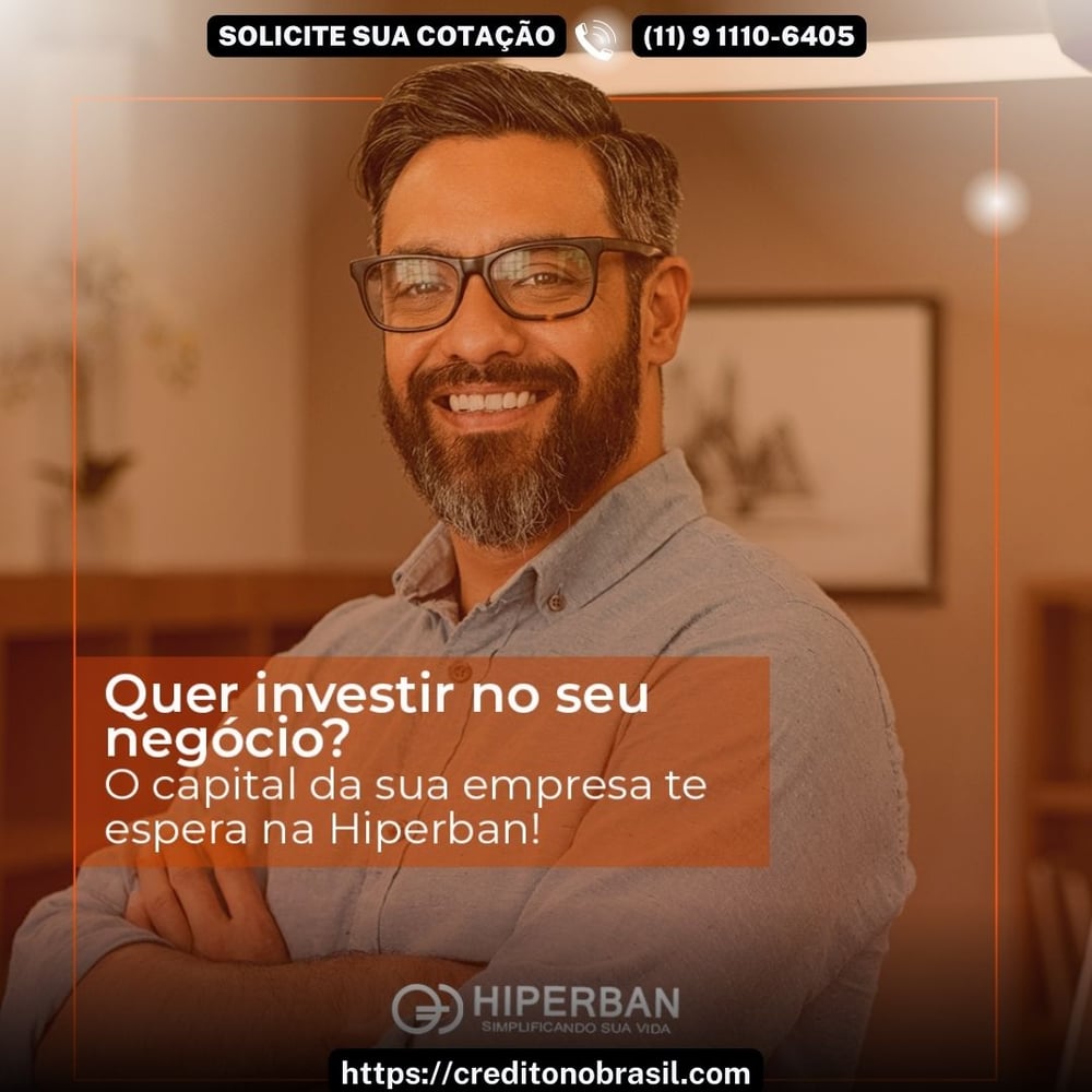 Credito no Brasil agente autorizado Hiperban Santo André, uma empresa do Grupo Renato Mota.
Entre em contato, temos tudo para você ou sua empresa. 