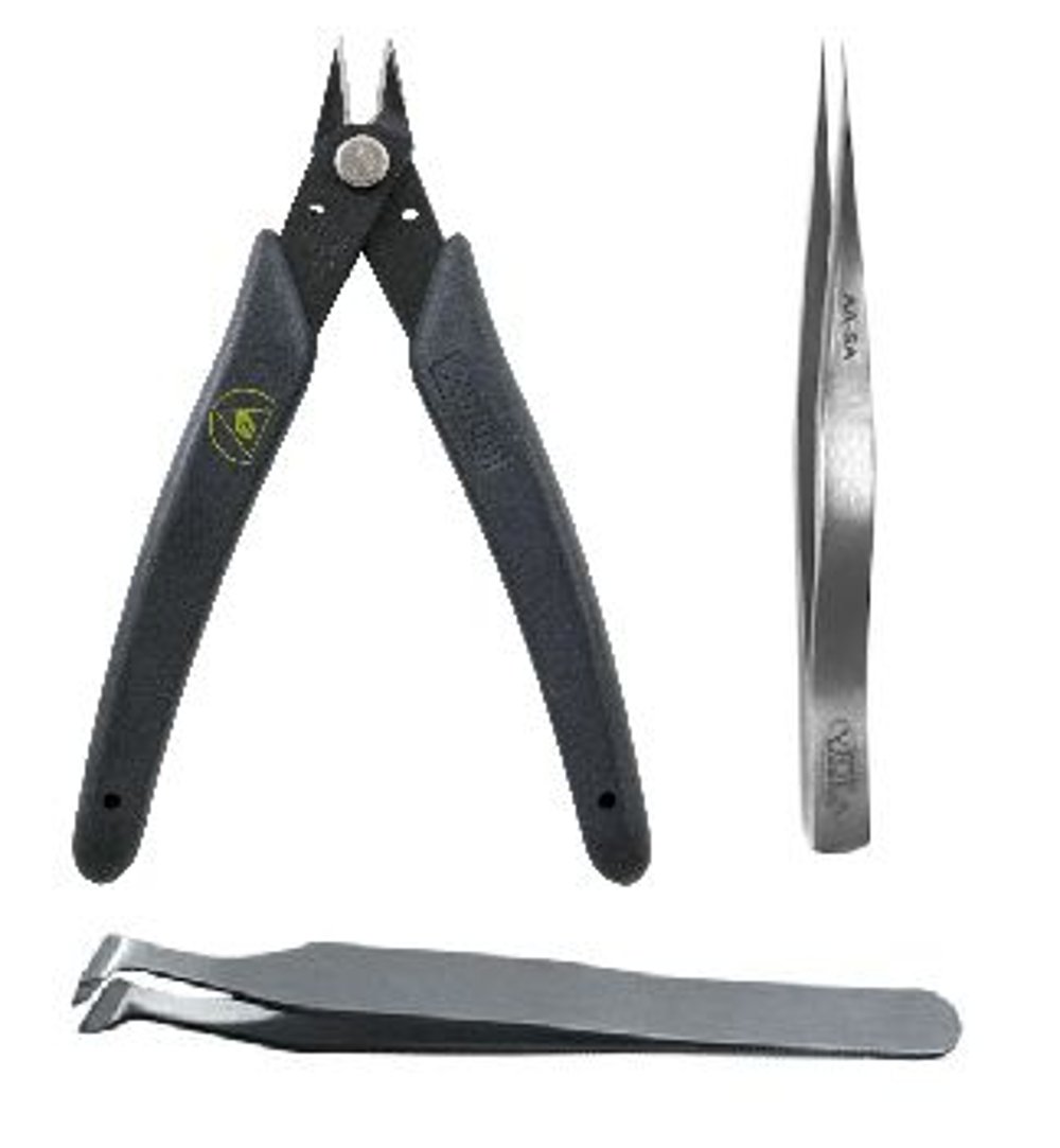 Precision tweezers and hand tools for quality work