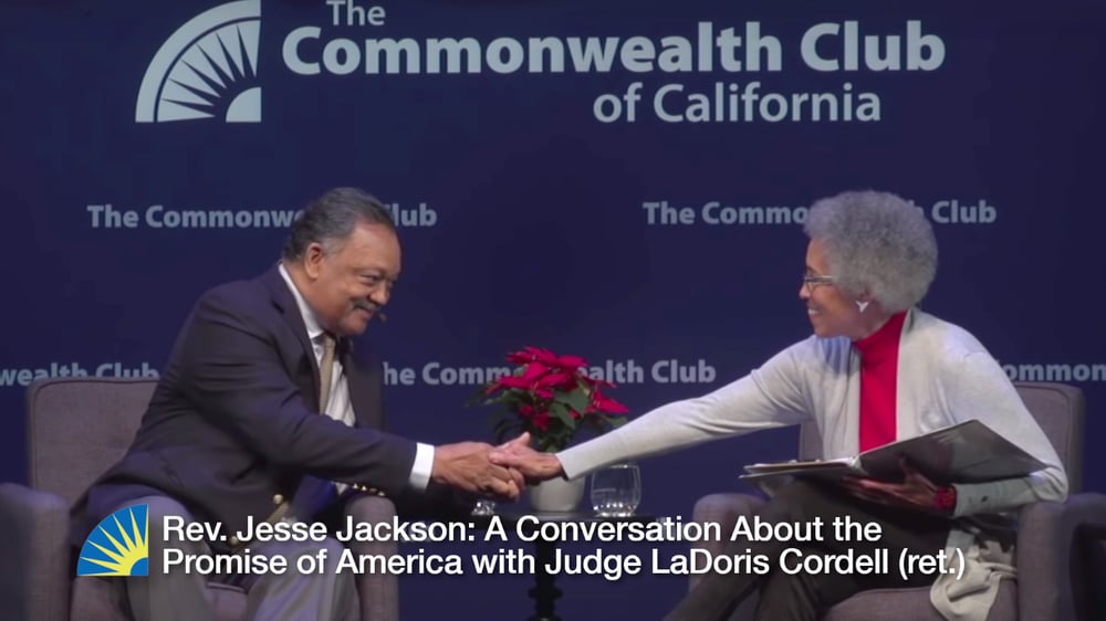 The Commonwealth Club: Rev. Jesse Jackson and LaDoris Cordell