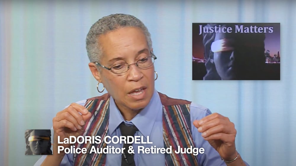 Television program Justice Matters: LaDoris Cordell, Police Auditor & Retired Judge